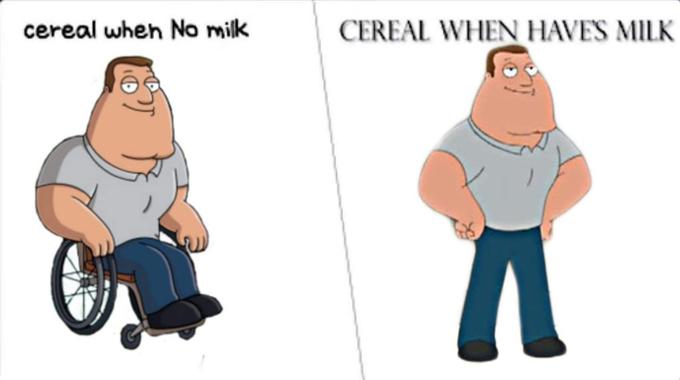 cereal wheh No milk CEREAL WHEN HAVES MILK