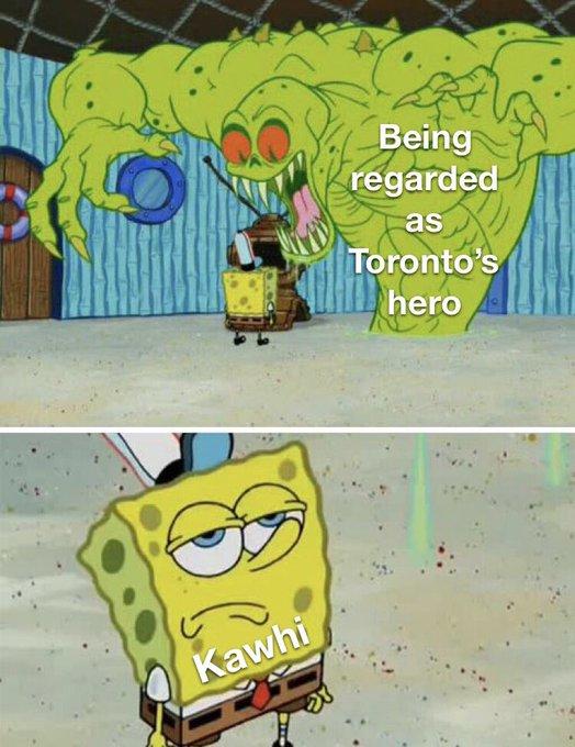 Being regarded as Toronto's hero Kawhi