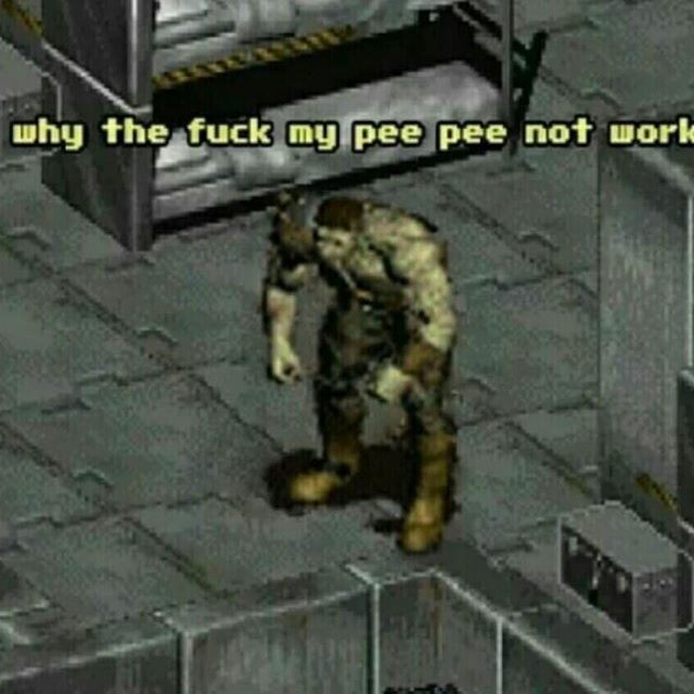 why the f--- my pee pee not work