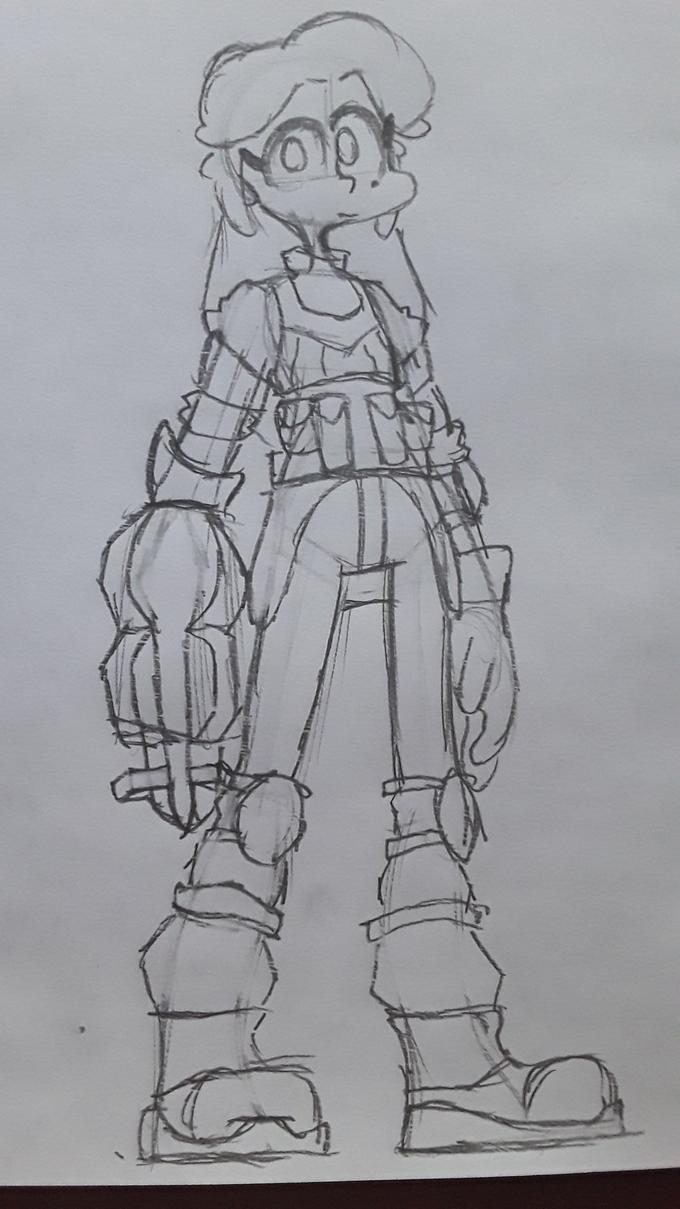 Since there hasn't been an issue, I'll post art of her in this gallery for the moment