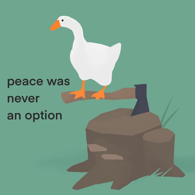 Peace Was Never An Option | Know Your Meme