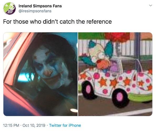 Ireland Simpsons Fans @iresimpsonsfans For those who didn't catch the reference 12:15 PM Oct 10, 2019 Twitter for iPhone