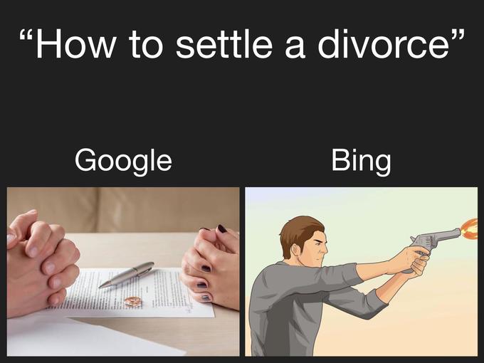 Made For Fellow Night Mode Users Google Vs Bing Know Your Meme