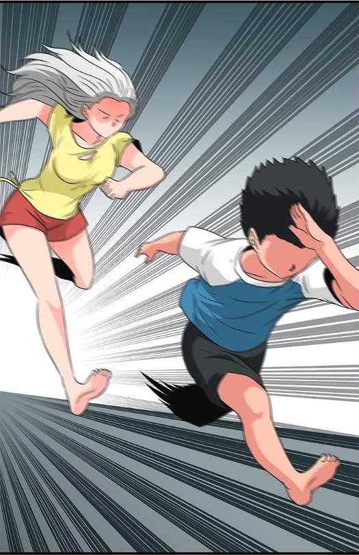 Anime Boy Running From Girl