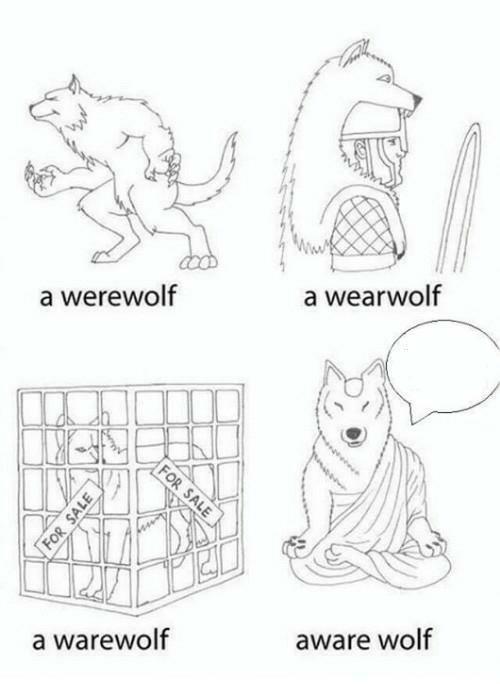 a wearwolf a werewolf FOR SALE aware wolf a warewolf FOR SALE