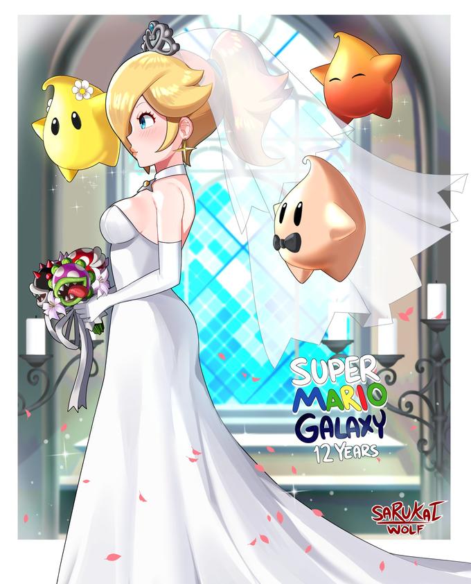 SUPER MARIO GALAXY 12 YEARS SARUKAT WOLF