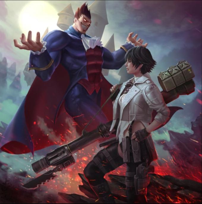 When there's going to be an official capcom's fighting game that has this kind of crossover?

Art from Teppen's game