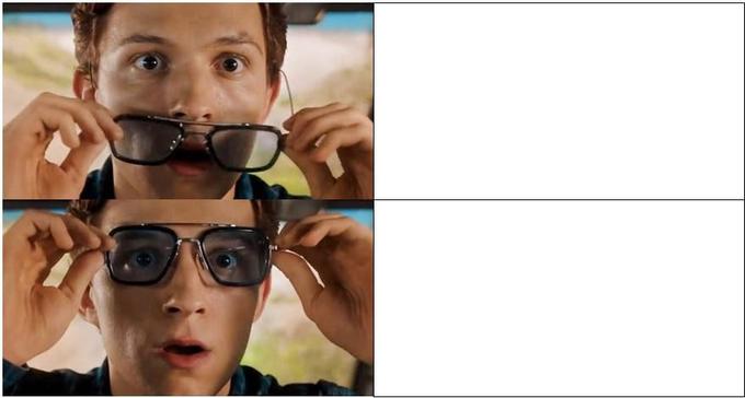  New Spiderman Glasses Meme Template Know Your Meme