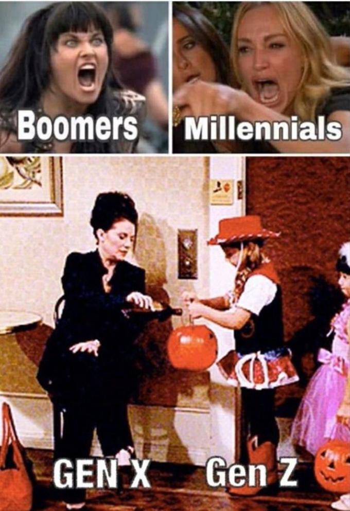 Boomers Millennials GEN X Gen Z