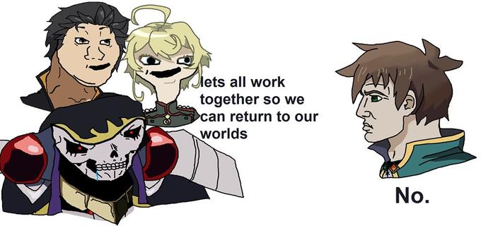 lets all work together so we can return to our worlds No.