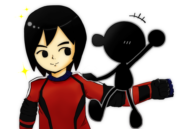 "Def's Mii Brawler is really handsome" - satuma_sp8 

"Previous mii art":https://knowyourmeme.com/photos/1645945-super-smash-brothers-ultimate