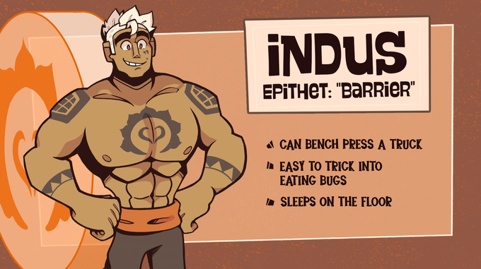 INDUS EРITНЕТ: "ВаRRieR" A CAN BENCH PRESS A TRUCK A EASY TO TRICK INTO EATING BUGS I SLEEPS ON THE FLOOR