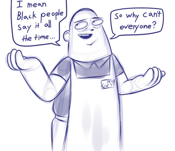 A “different” take on the New Guy meme by Chad Rocco aka Familiar Faces. I swear to God he probably did this on purpose just to set a message on......

Something?