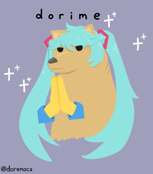 dorime メ× メ; @doremoca it