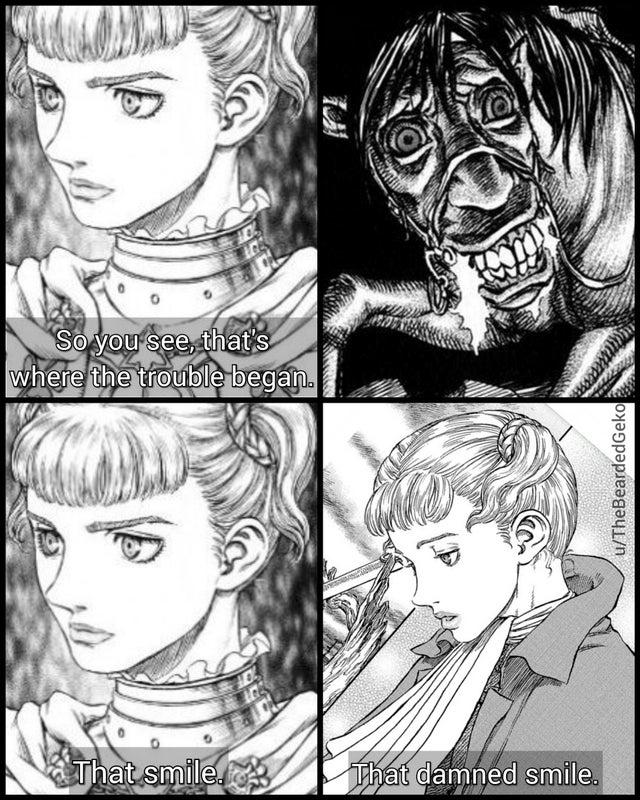 So you see, that's where the trouble began. That smile. That damned smile. u/TheBeardedGeko