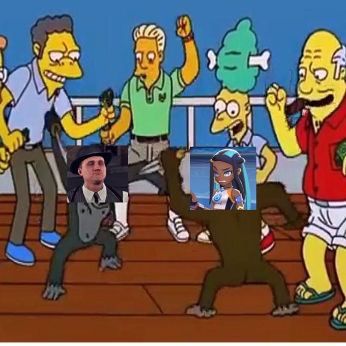 Clash of the Video Game Takes accounts Simpsons Monkey Knife Fight Know Your Meme