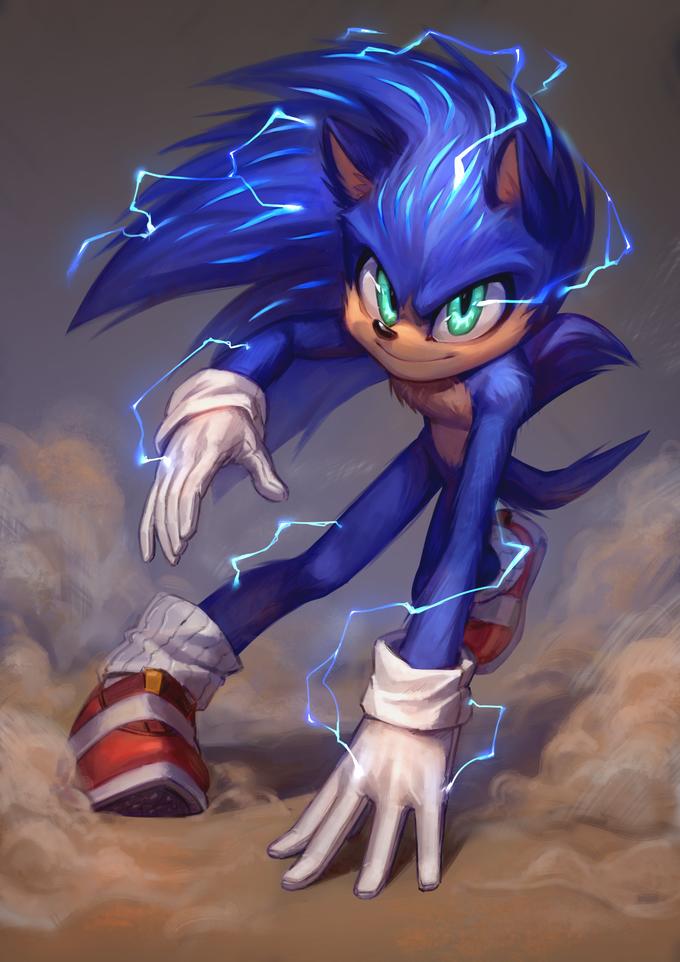 Even though I guess technically movie Sonic is already a take on modern