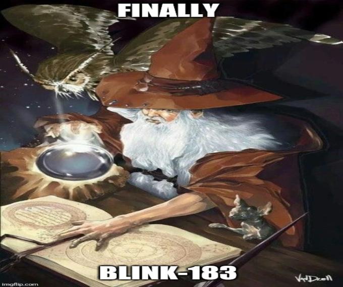 FINALLY BLINK-183 VDxell imgflip.com