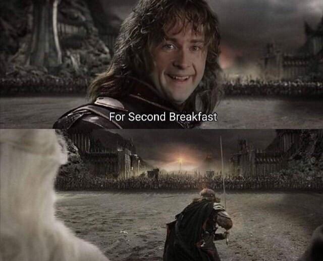 Pippin Lord Of The Rings Second Breakfast