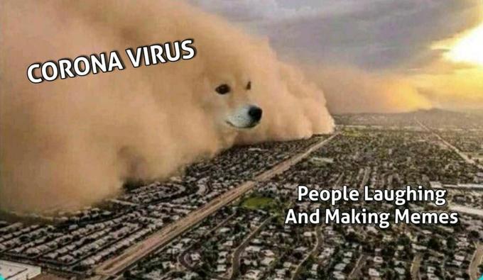 CORONA VIRUS People Laughing And Making Memes