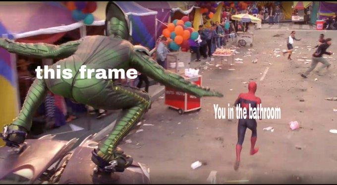 this frame You in the bathroom