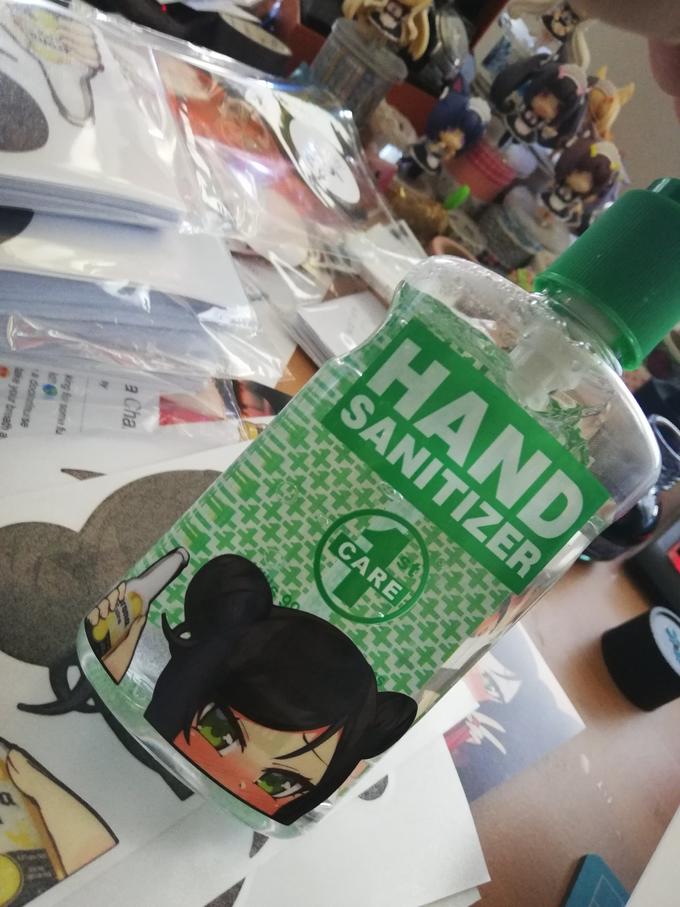 HAND SANITIZER CARE a Cha king fo some fu e dookinurse lake your breath