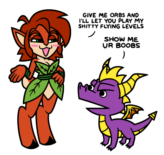 GIVE ME ORBS AND I'LL LET YOU PLAY MY S----- FLYING LEVELS SHOW ME UR BOOBS