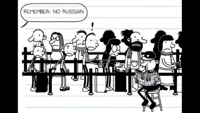 REMEMBER: NO RUSSIAN