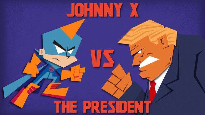 Johnny Test title card: Johnny X vs The President | Know Your Meme