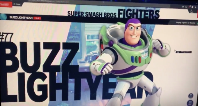 Hintend SUPER SMASH BROS, FIGHTERS BUZZUGHTYEAR DLC Ditay Fighte by Nunber BUZZ LIGHTYE 00
