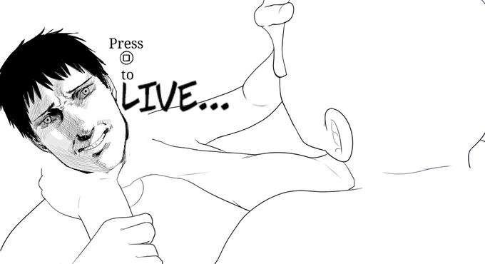 Press to LIVE... White Line art Face Facial expression Nose Head Arm Cartoon Jaw Organ Joint