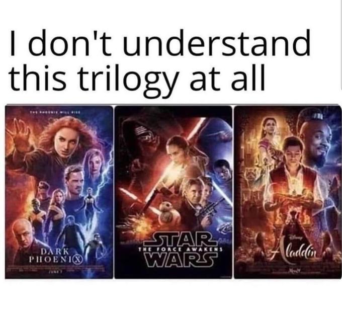 I don't understand this trilogy at all STAR WARS DARK PHOENI ladelin THE FORCE AWAKENS