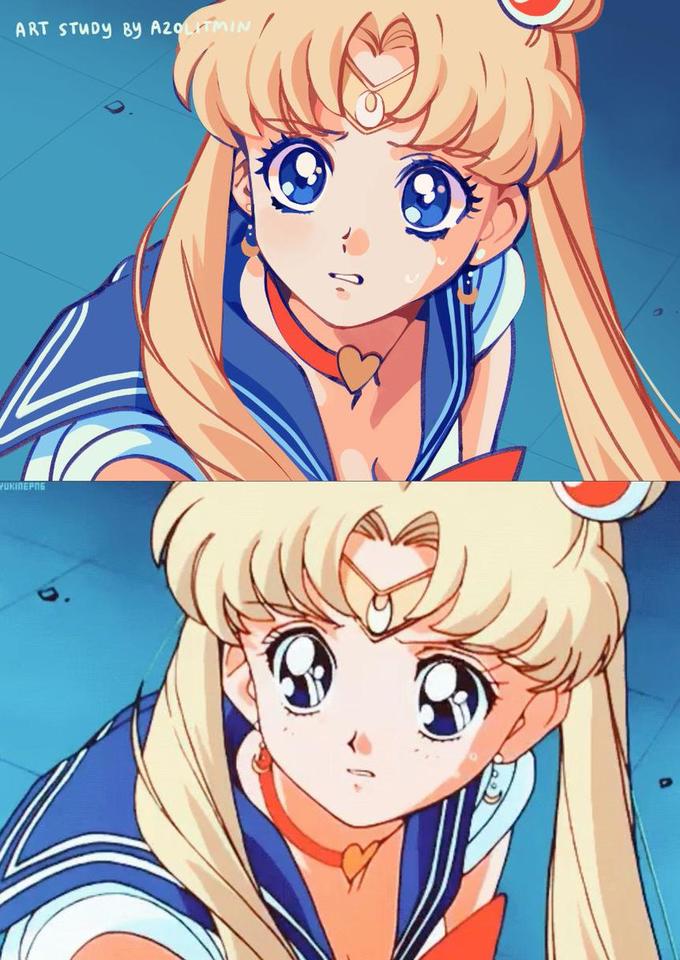 Sailor Moon Redraw Challenge - Jennibeemine