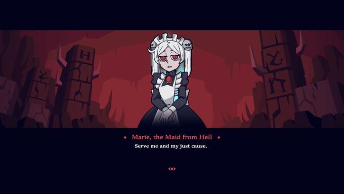 Marie, the Maid from Hell Serve me and my just cause. NER