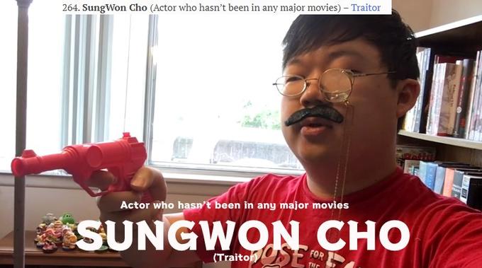 264. SungWon Cho (Actor who hasn't been in any major movies) – Traitor Actor who hasnt been in any major movies SUNGWON CHO (Traiton E o FOR THE