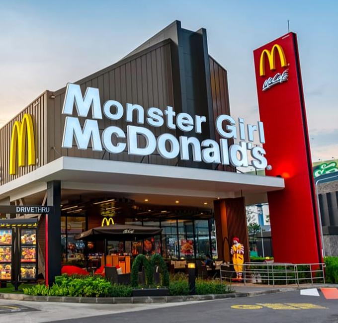 Monster Gtr McDonalds DRIVETHRU