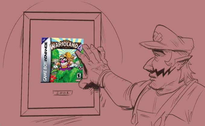 WARIOLAND Cinter 2001 GAME BOY ADANCE