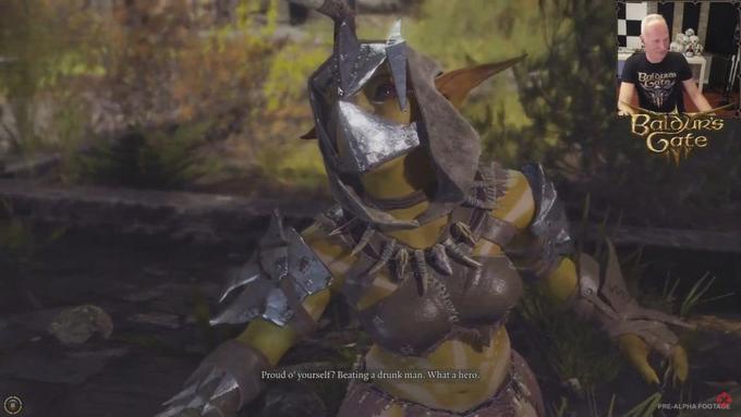 Balors Gate BalduRs Gate Proud o' yourself? Beating a drunk man. What a hero. PRE-ALPHA FOOTAGE