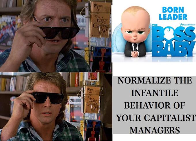 BORN LEADER DRI Edgr Can On ESP THE OSS BABY NORMALIZE THE INFANTILE Eden CO SP CAR DRI BEHAVIOR OF YOUR CAPITALIST MANAGERS KINO John Carpenter They Live Eyewear Glasses Cool Head Sunglasses