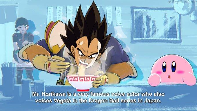 yONạeFlylngDragon Mr. Horikawa is a very famous voice actor who also voices Vegeta in the Dragon Ball series in Japan.