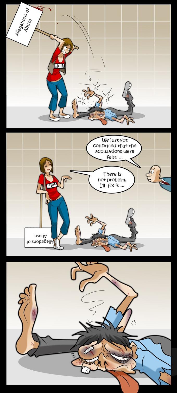 MEDIA We just got confirmed that the accusations were false ... There is not problem, I'll fix it ... MEDIA Abuse Allegations of GORHY Allegations of Abuse