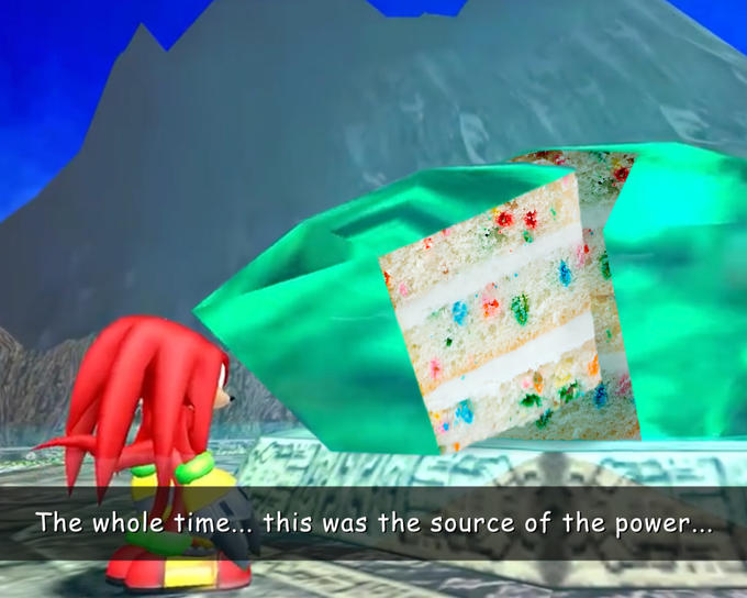 The whole time... this was the source of the power...