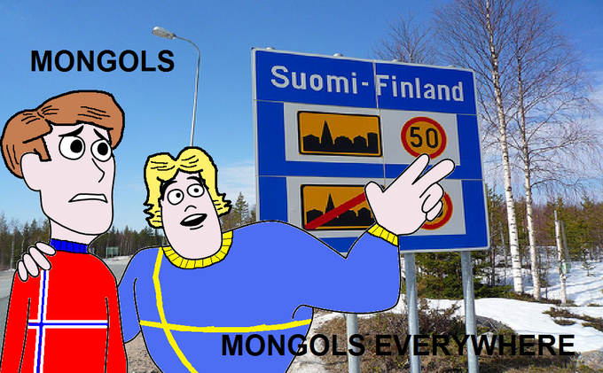 MONGOLS Suomi- Finland 50 MONGOLS EVERYWHERE,