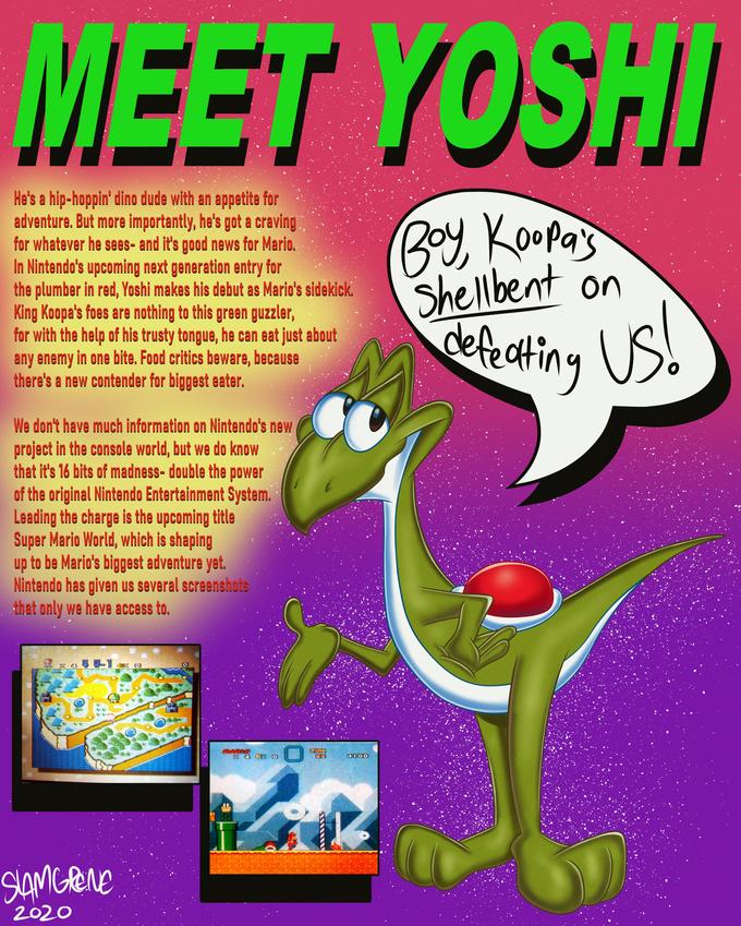 this yoshi is gonna be the death of me isn't he