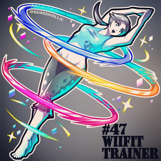 Hello I drew the wiifit trainer :) (Plz follow my instagram >:0  @sauldavidart) : r/SmashBrosUltimate