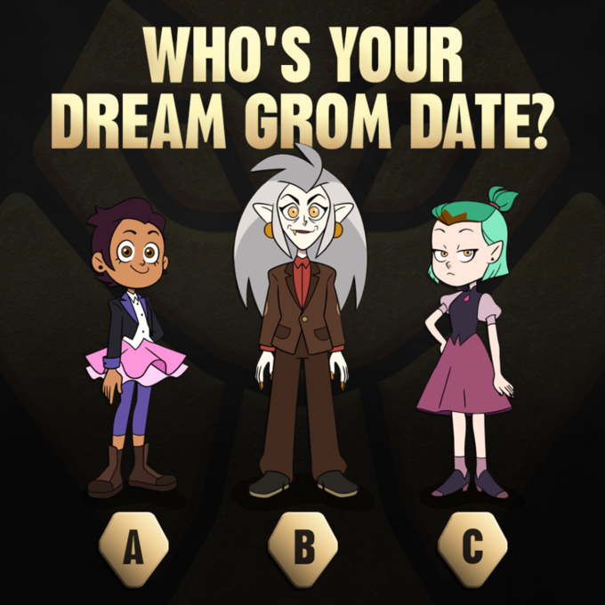 WHO'S YOUR DREAM GROM DATE? A B C