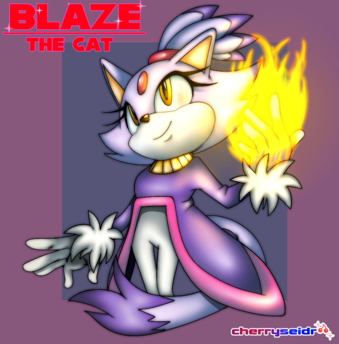 BLAZE THE CAT cherryseidr