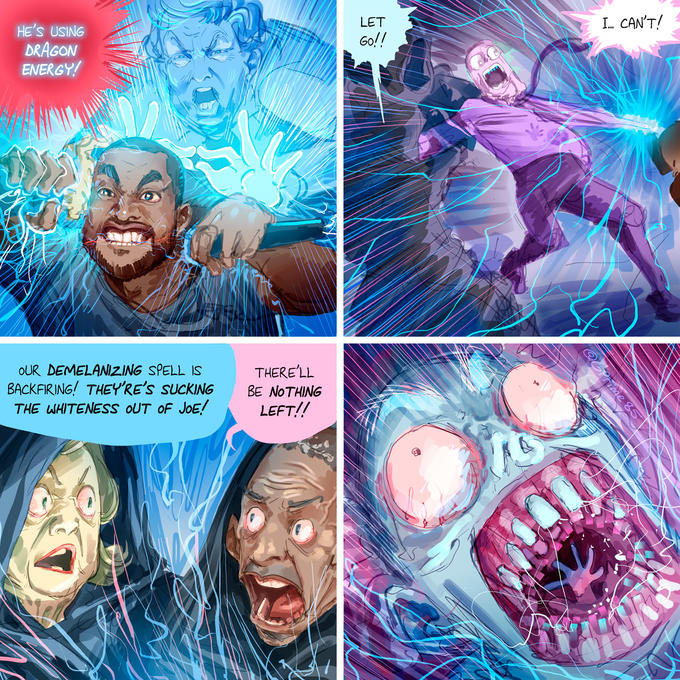 That face will haunt my dreams tonight.
This is some really great art for a shitpost, though.
This is a shitpost, right?