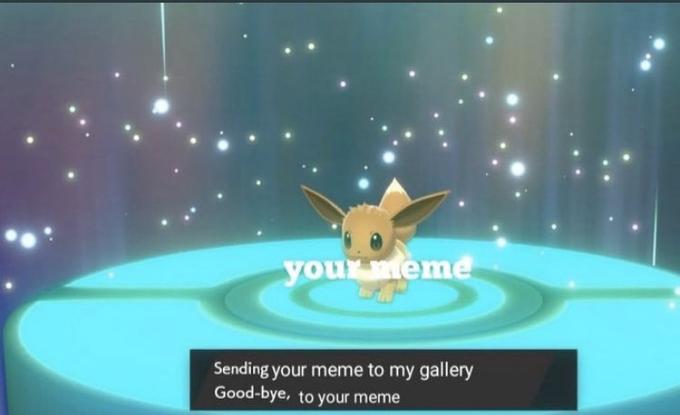 your neme Sending your meme to my gallery Good-bye, to your meme