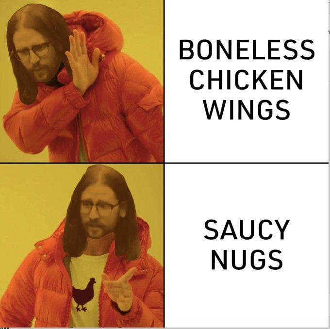 BONELESS CHICKEN WINGS SAUCY NUGS